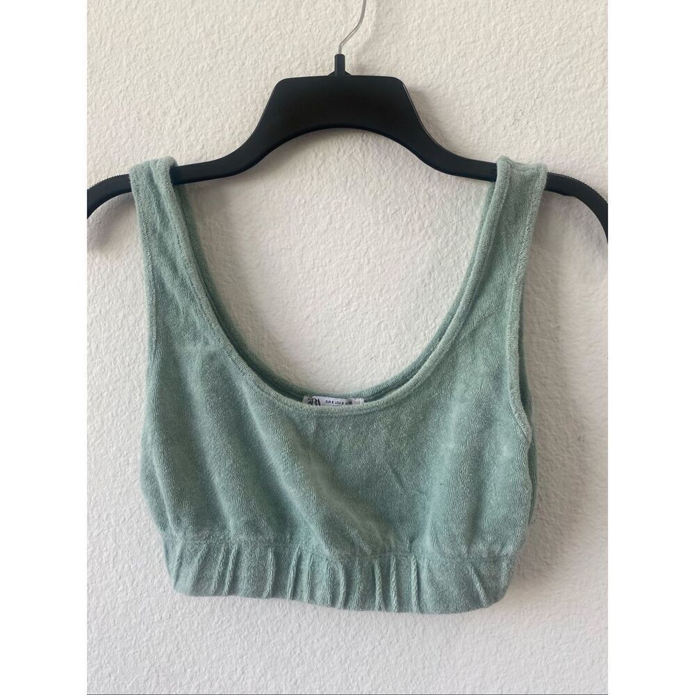 Zara Terrycloth Bra Top Size S